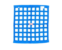 Load image into Gallery viewer, RJS SAFETY 10000603 Ribbon Window Net 24x24 Blue SFI