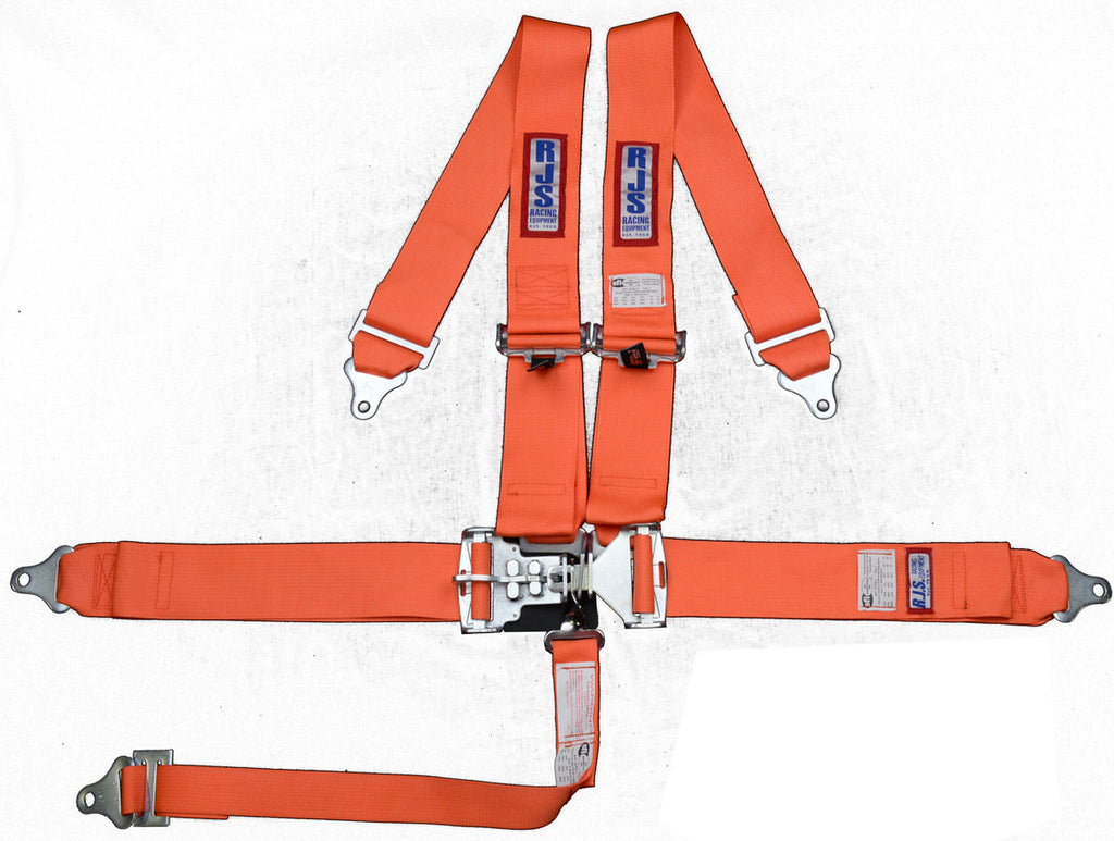RJS SAFETY 1127805 SFI 16.1 L&L HARNESS 3in PULL DOWN Lap Belt BOLT