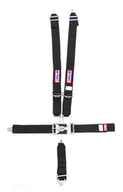 RJS SAFETY 1128601 5-Pt Harness System BK Ind Bolt In Mt 3in Sub