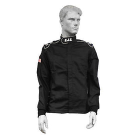 RJS SAFETY 200490106 Jacket Elite X-Large SFI 3.2A/20 Black
