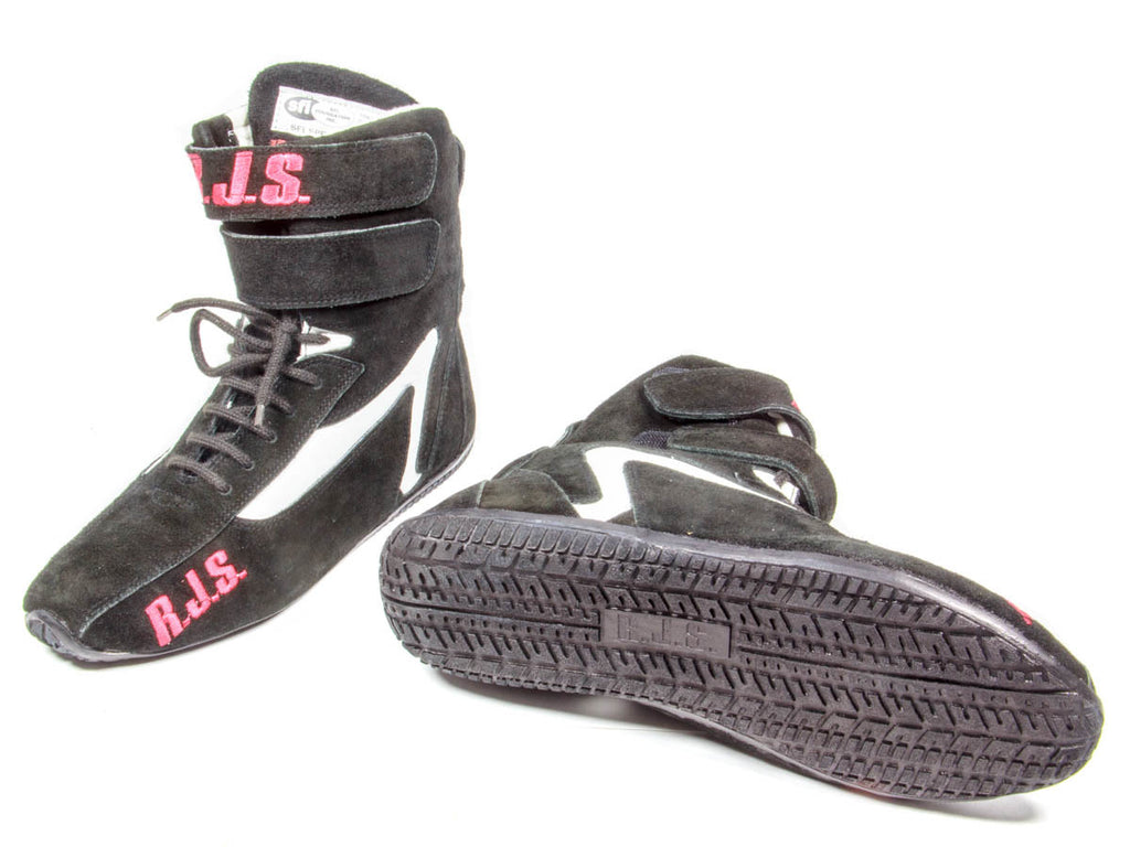 RJS SAFETY 500010158 Redline Shoe High-Top Black Size 12 SFI-5