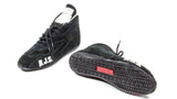 RJS SAFETY 500020151 Redline Shoe Mid-Top Black Size 5 SFI-5