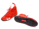 RJS SAFETY 500020455 Redline Shoe Mid-Top Red Size 9 SFI-5