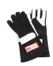 RJS SAFETY 600020103 Gloves Nomex S/L SM Black SFI-1