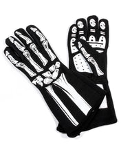 Load image into Gallery viewer, RJS SAFETY 600090165 Single Layer White Skeleton Gloves X-Small
