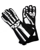 RJS SAFETY 600090165 Single Layer White Skeleton Gloves X-Small