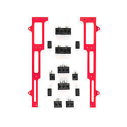 R AND M SPECIALTIES 1102R Spark Plug Wire Loom BBC Red