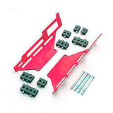 R AND M SPECIALTIES 1120R Spark Plug Wire Loom SBC C/B Red