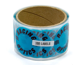 RACING OPTICS 8202 Speed Tabs 100 Roll