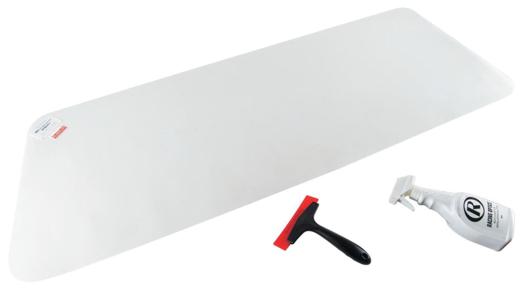 RACING OPTICS JP1330-JK Racing Optics JP1330-JK Windshield Defense Tear-Off Kit for Jeep Wrangler JK 2007-2018, Clear, Set of 3
