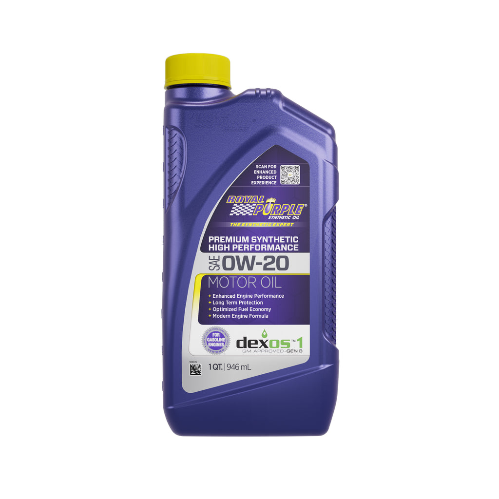 ROYAL PURPLE 06020 0w20 Multi-Grade SAE Oil Case 6x1 Quart