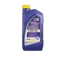 Load image into Gallery viewer, ROYAL PURPLE 11914 Royal Purple 11914 Euro Formula 0W20 Synthetic Motor Oil - 1 Quart