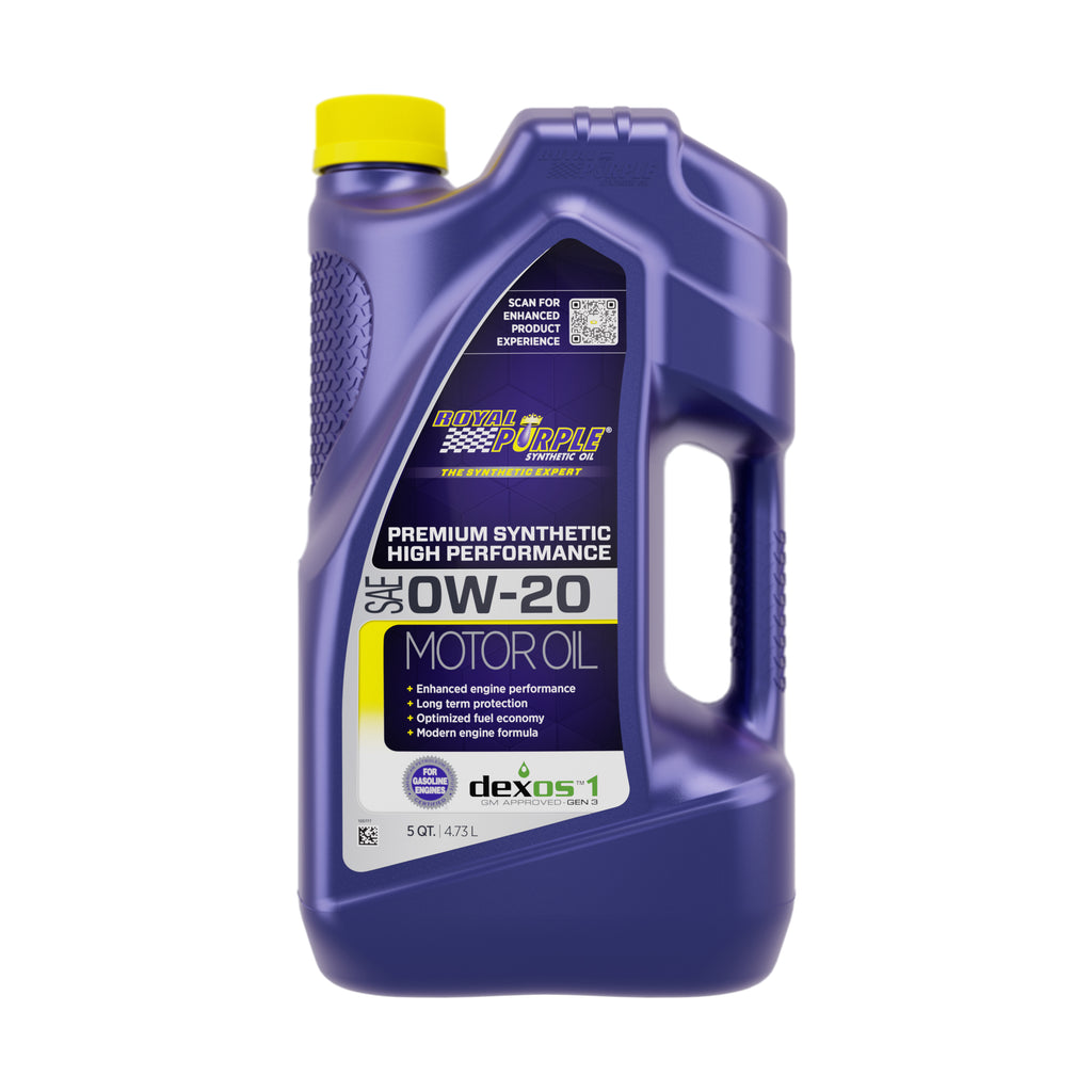 ROYAL PURPLE 53020 0w20 Multi-Grade SAE Oil 3x5qt Bottles