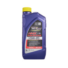 Load image into Gallery viewer, ROYAL PURPLE 67511 HMX SAE Oil 5w20 Case 6 x 1 Quart Bottles