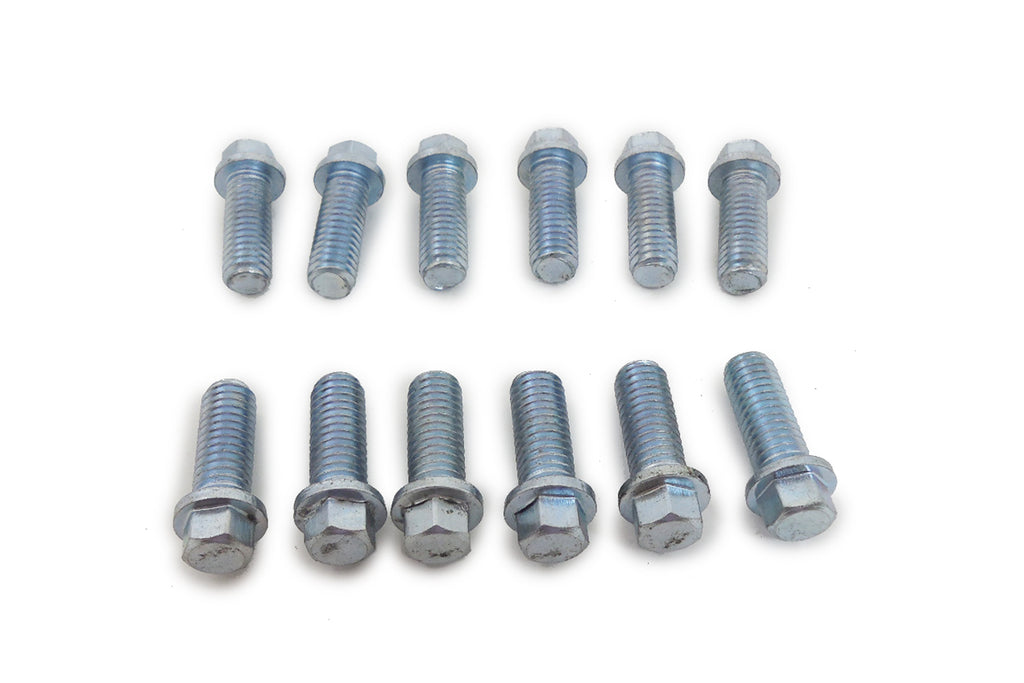 RACING POWER CO-PACKAGED R0938 Header Bolt Kit 3/8in Zinc Set Of 12
