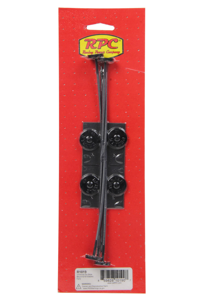 RACING POWER CO-PACKAGED R1019 Cooling Fan Plastic Tie Mounting Kit
