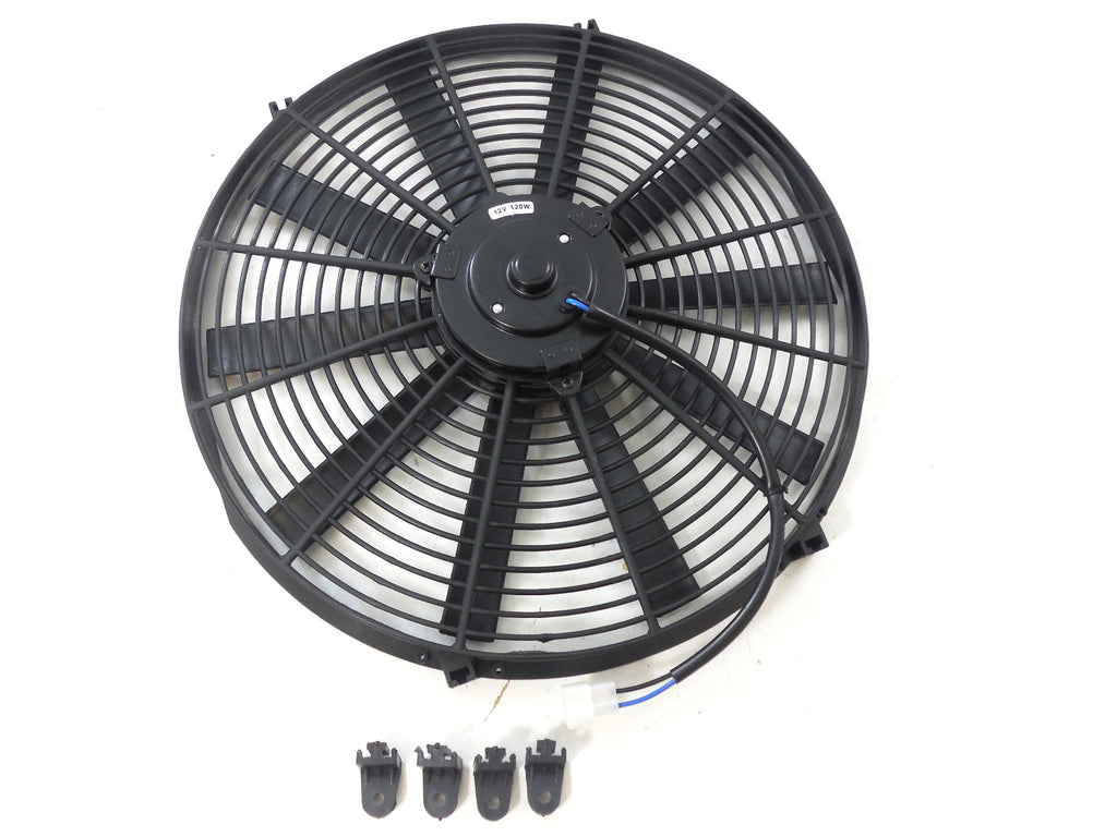 RACING POWER CO-PACKAGED R1206 16In Electric Fan Straight Blade