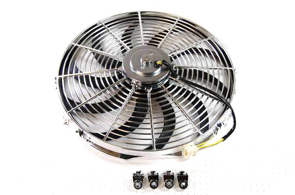 RACING POWER CO-PACKAGED R1207 16In Electric Fan Curved Blades