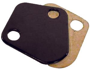 RACING POWER CO-PACKAGED R2058BK B/B Chevy Fuel Pump Block Off Plate Black