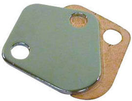 RACING POWER CO-PACKAGED R2058 BBC Fuel Pump Block-Off Plate