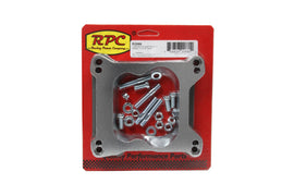 RACING POWER CO-PACKAGED R2066 Carburetor Adapter Kit- 4 Barrel To Q-Jet Base