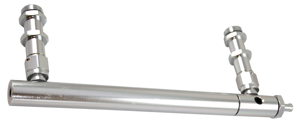 RACING POWER CO-PACKAGED R2157 Holley Billet Alum Fuel Log -Clear