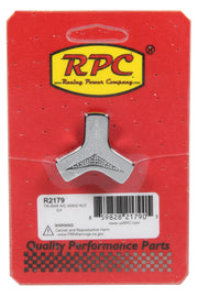 RACING POWER CO-PACKAGED R2179 Tri-Bar A/C Wing Nut