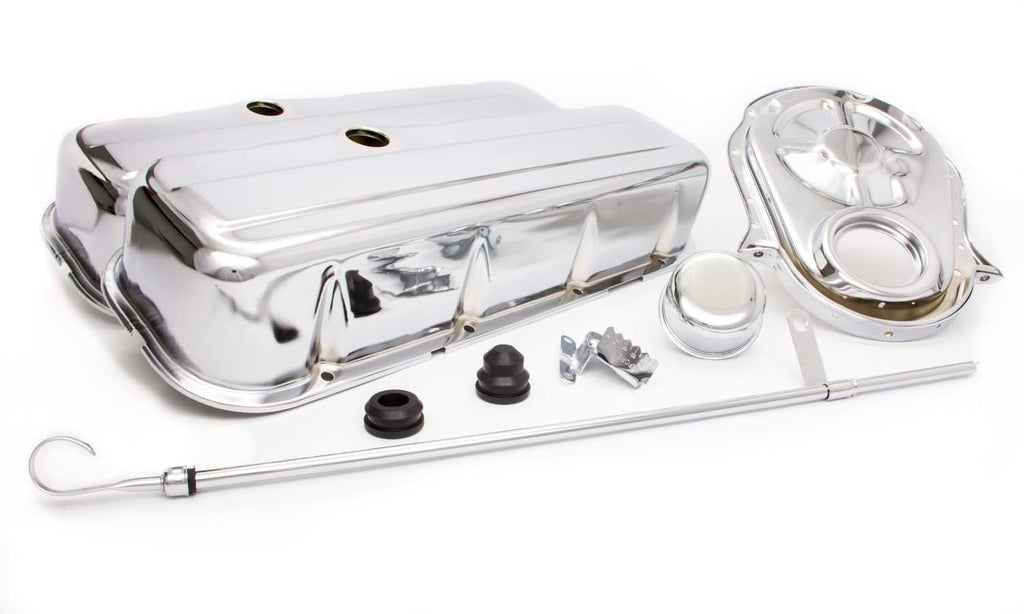 RACING POWER CO-PACKAGED R3026 BBC Engine Dress Up Kit w/Tall Valve Covers