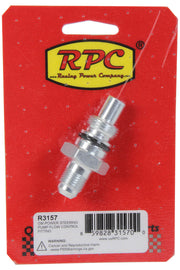 RACING POWER CO-PACKAGED R3157 GM Power Steering Pump Flow Control