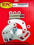 RACING POWER CO-PACKAGED R3814 SBC Saginaw Power Steer Bracket Swp Chrome