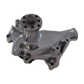 RACING POWER CO-PACKAGED R3951C SB Chevy Aluminum Water Pump Long- Chrome