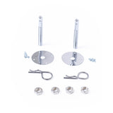 RACING POWER CO-PACKAGED R4051 Chrome Steel Hair Pin H ood Set