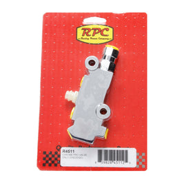 RACING POWER CO-PACKAGED R4511 Chrome Prop Valve Only (Disc/Disc)