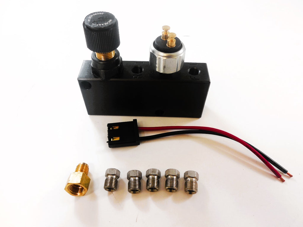 RACING POWER CO-PACKAGED R4515X Brake Proportioning Valve Adjustable Black