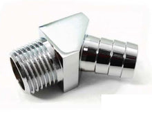 Load image into Gallery viewer, RACING POWER CO-PACKAGED R4528 Aluminum 45 Degree Fitti ng 1/2In NPT 5/8In Barbs