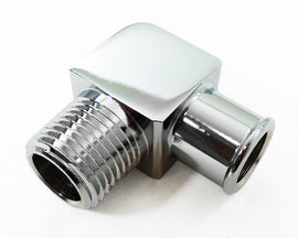 RACING POWER CO-PACKAGED R4529 90 Deg Alum Fitting 3/4 X 1/2In- Chrome