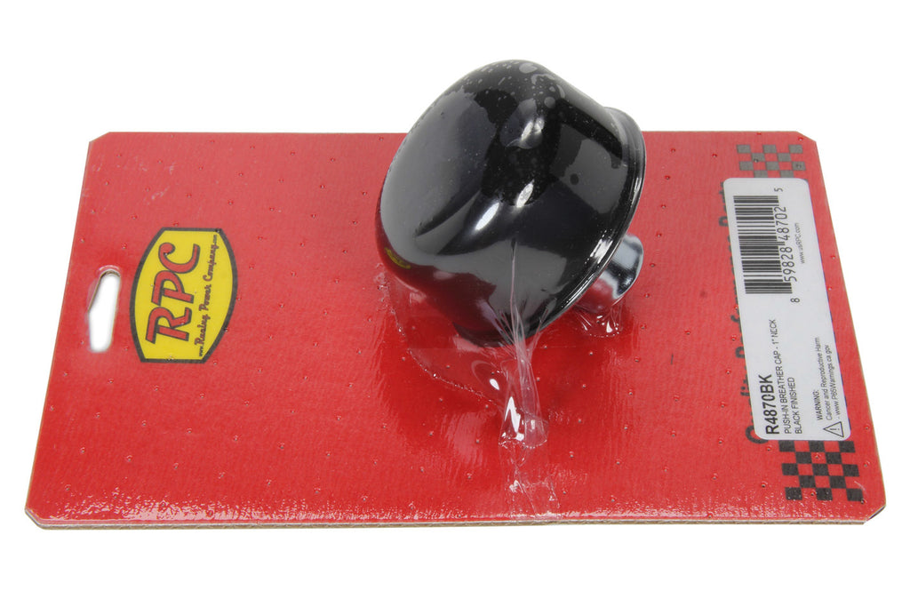 RACING POWER CO-PACKAGED R4870BK Push-In Breather Cap - Black Each