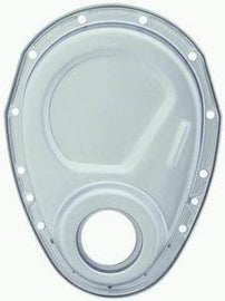 RACING POWER CO-PACKAGED R4934RAW Raw Steel SB Chevy Timi ng Chain Cover Kit