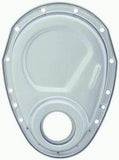 RACING POWER CO-PACKAGED R4934RAW Raw Steel SB Chevy Timi ng Chain Cover Kit