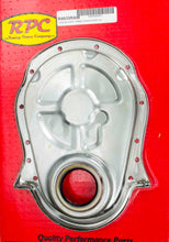 Load image into Gallery viewer, RACING POWER CO-PACKAGED R4935RAW BBC Steel Timing Chain Cover Unplated