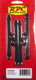 RACING POWER CO-PACKAGED R4993BK Black SBC Valve Cover Spreader Bars 4-3/4in