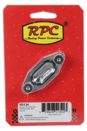RACING POWER CO-PACKAGED R5134 Oil Cooler Port Block Off Plate Billet