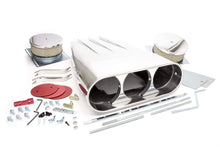 Load image into Gallery viewer, RACING POWER CO-PACKAGED R5239 Streetscoop Polished Finned Dual 4 Barrel