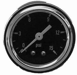 RACING POWER CO-PACKAGED R5715 Fuel Pressure Gauge 0-15 PSI