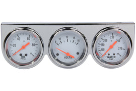 RACING POWER CO-PACKAGED R5753 Oil/Voltage/Temp Gauge Kit