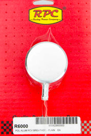 RACING POWER CO-PACKAGED R6000 Alum Plain PCV Breather Polished