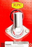 RACING POWER CO-PACKAGED R6009C 66-75 Chevy V8 Alum 90 Deg Water Neck Chrome