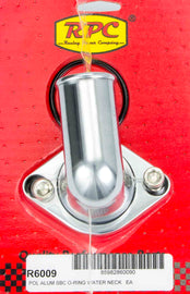 RACING POWER CO-PACKAGED R6009 66-75 Chevy V8 Alum 90 Deg Water Neck Polished