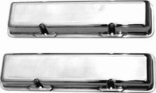 Load image into Gallery viewer, RACING POWER CO-PACKAGED R6031-1 Racing Power Co-Packaged R6031-1 Polished Aluminum Baffled Valve Covers for Small Block Chevy, Short Profile, Pair