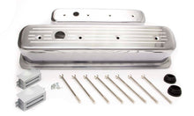 Load image into Gallery viewer, RACING POWER CO-PACKAGED R6047 SBC Alum Tall Center Bolt V/C Ball Milled Pol